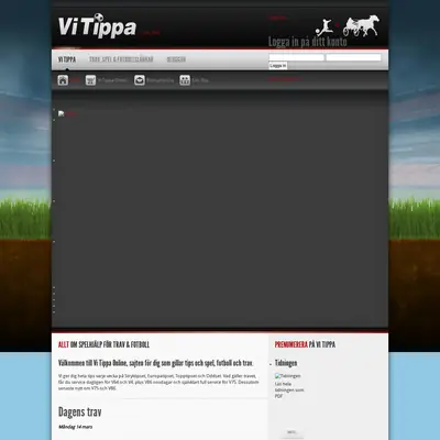Vi Tippa startsida 2016
