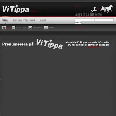 Vi Tippa startsida 2017