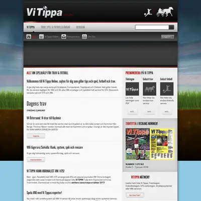 Vi Tippa startsida 2018