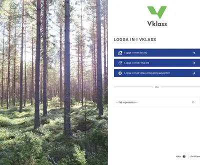 KLASS startsida 2020