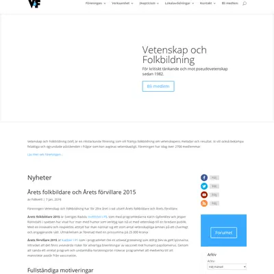 Folkvett startsida 2016