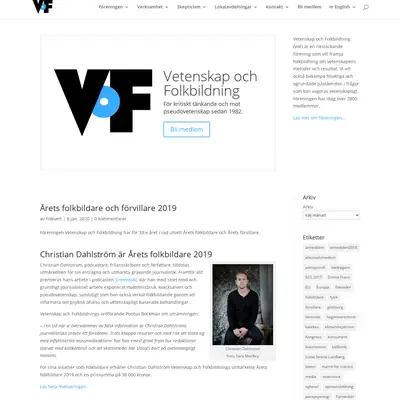 Folkvett startsida 2020