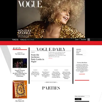 VOGUE startsida 2014