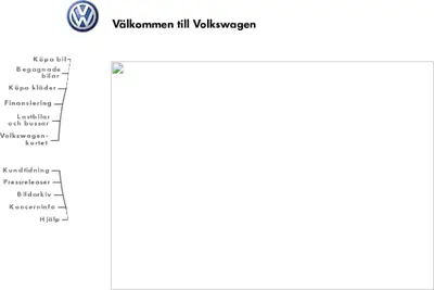 Volkswagen Magasin startsida 2000