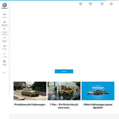 Volkswagen Magasin startsida 2018