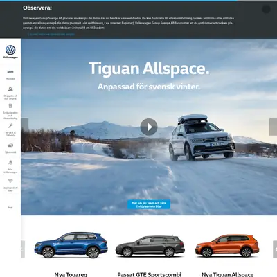 Volkswagen Magasin startsida 2019