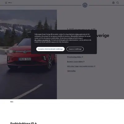 Volkswagen Magasin startsida 2022