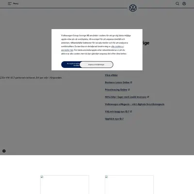 Volkswagen Magasin startsida 2024