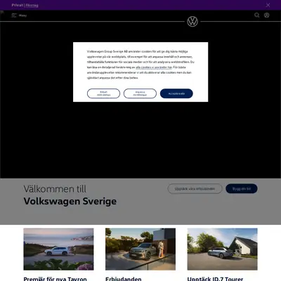 Volkswagen Magasin startsida 2025