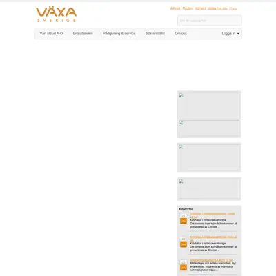 Växa Nytt startsida 2013