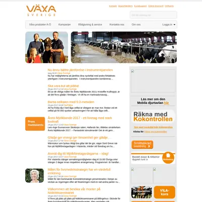 Växa Nytt startsida 2017