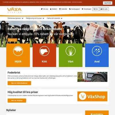 Växa Nytt startsida 2018