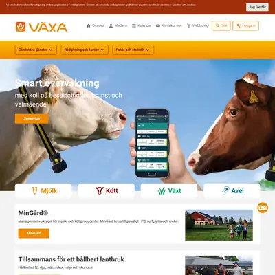 Växa Nytt startsida 2022