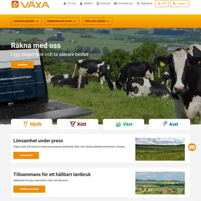 Växa Nytt startsida 2023