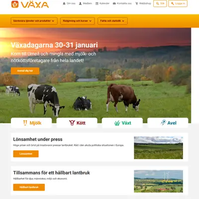Växa Nytt startsida 2024