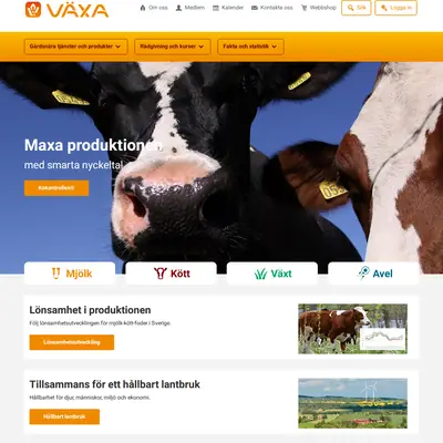 Växa Nytt startsida 2025