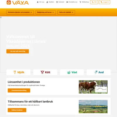 Växa Nytt startsida 2026