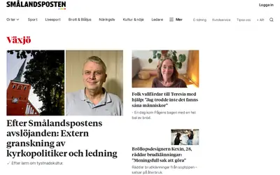 vxonews.se startsida 2025