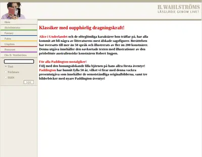 www.wahlstroms.se startsida 2010