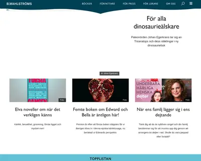 www.wahlstroms.se startsida 2021