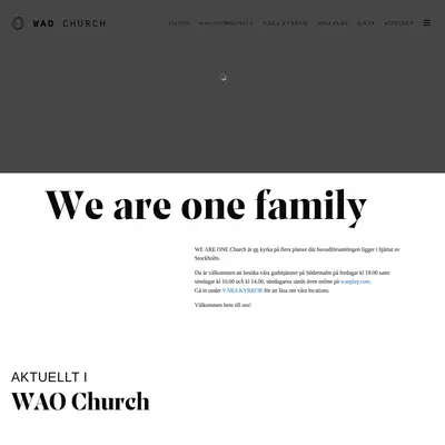 waochurch.com startsida 2024