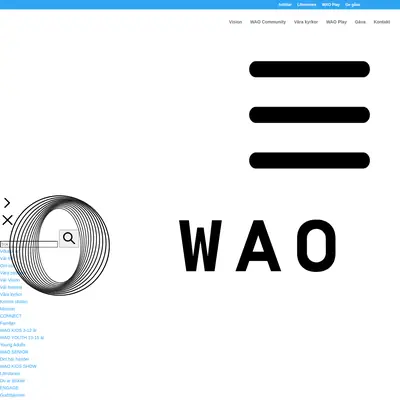 waochurch.com startsida 2026