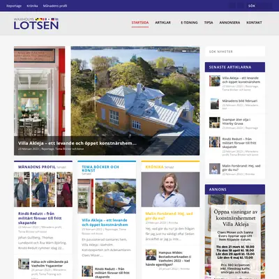 www.waxholmslotsen.se startsida 2023
