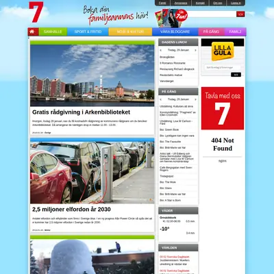 www.webben7.se startsida 2019