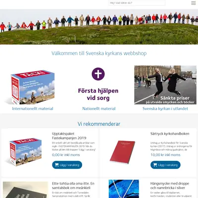 Svenska Kyrkans Tidning startsida 2019