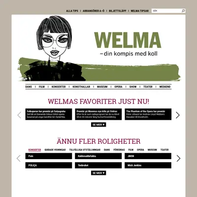 Welma startsida 2016
