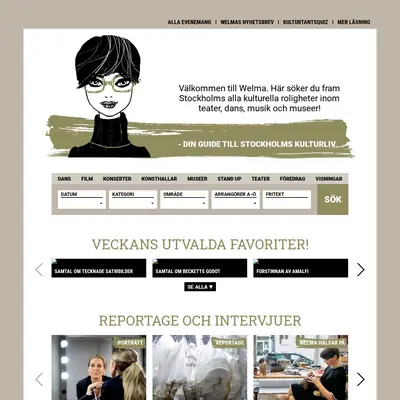 Welma startsida 2020