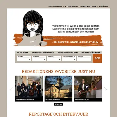 Welma startsida 2021