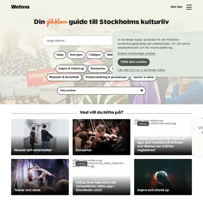 Welma startsida 2023