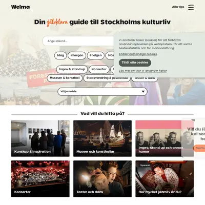 Welma startsida 2024