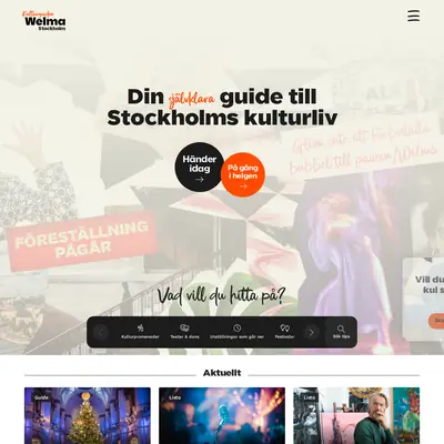 Welma startsida 2026