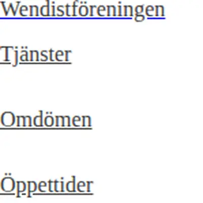 Wendisten startsida 2023