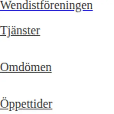 Wendisten startsida 2024