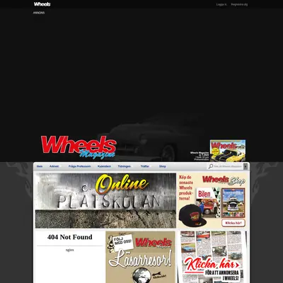 Wheels & Power Magazine startsida 2021