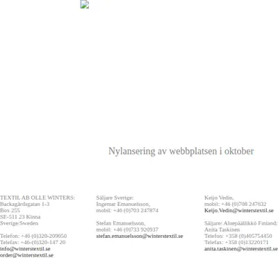 winterstextil.se startsida 2014