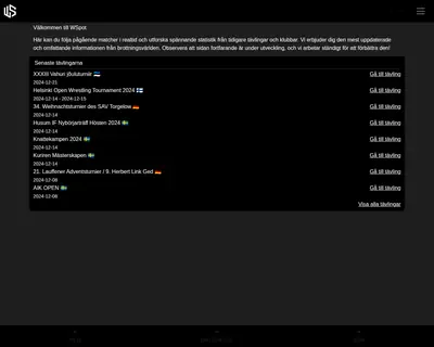 wspot.se startsida 2024