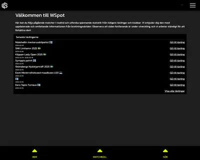 wspot.se startsida 2025