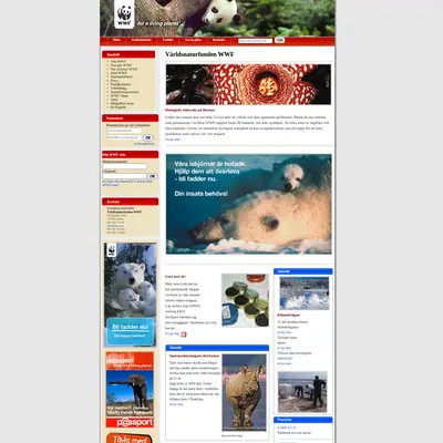 WWF Magasin startsida 2007