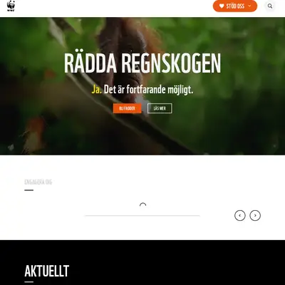 WWF Magasin startsida 2021