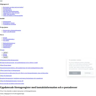 företagskontakt.se startsida 2025