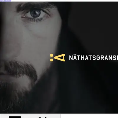 Näthatsgranskaren.se startsida 2018
