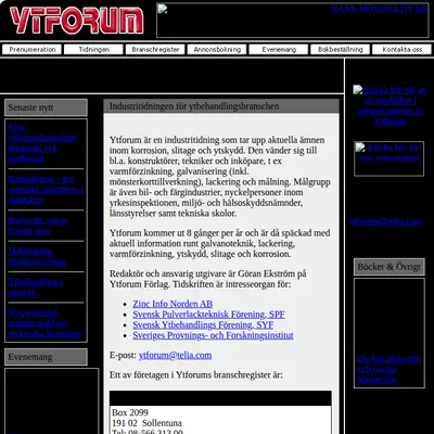 Ytforum startsida 2006