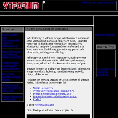 Ytforum startsida 2010