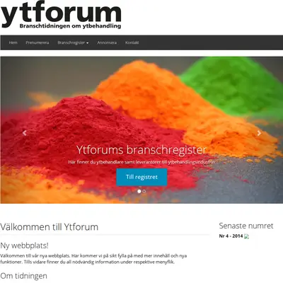 Ytforum startsida 2014