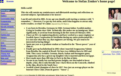 www.zenker.se startsida 2009