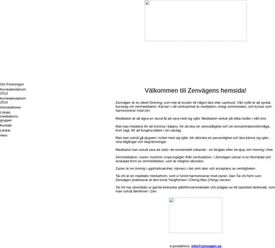 Zenvägen startsida 2013
